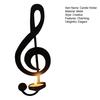 Black Music Note Candle Holder Vintage Wall Mount Tealight Holder Musical Symbol Wall Decor for Living Room Dining Hallway