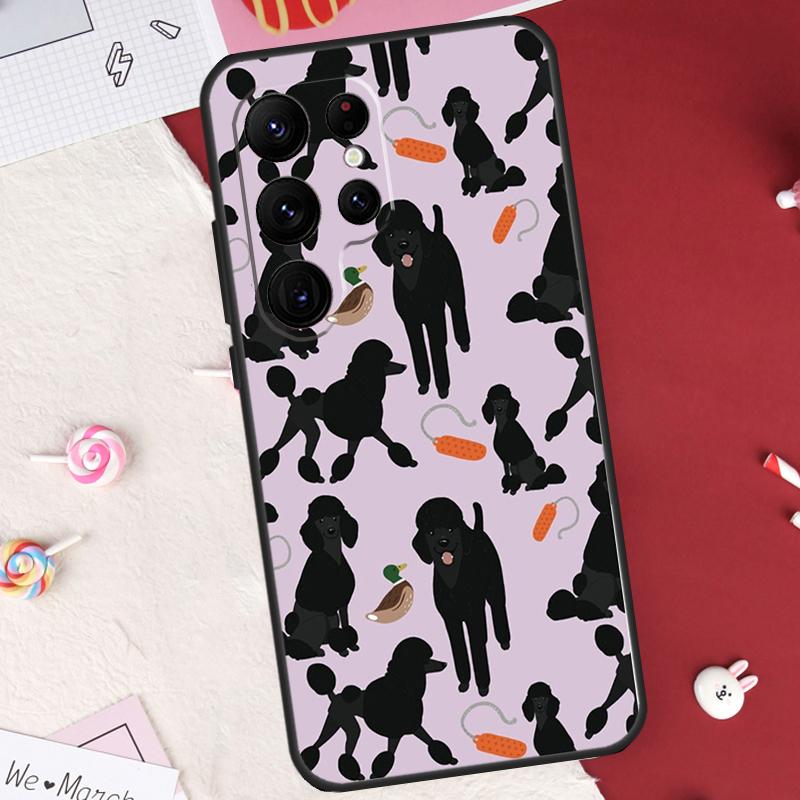 

Poodle Dog Cartoon Case For Samsung Galaxy S26 Ultra S20 S21 S22 S23 S24 S25 Ultra S10 Plus S25 FE Cover Shell Galaxy S26 Plus