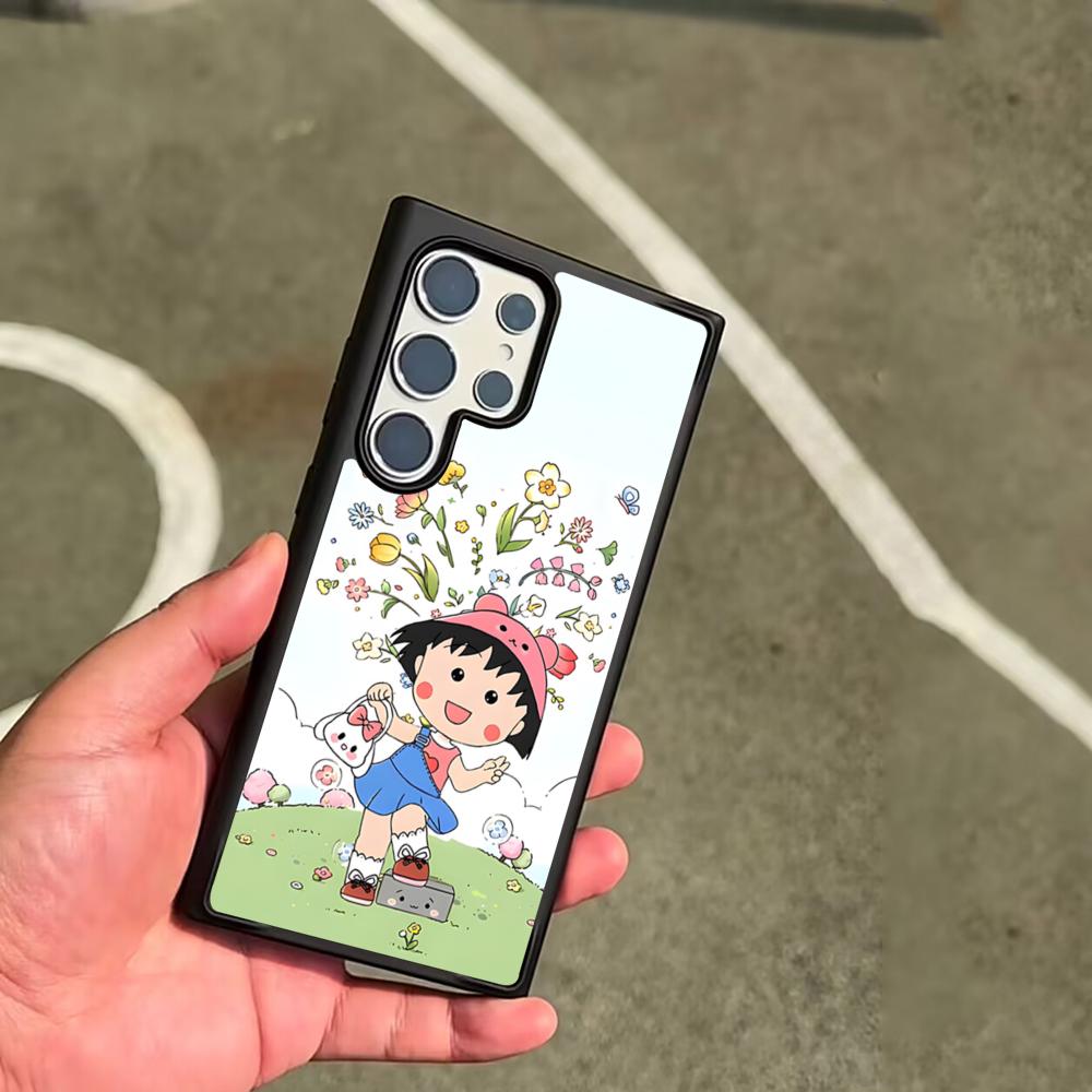 Cute Chibi M-Maruko C-Chan Phone Case For SAMSUNG Galaxy S26 S25 S24 S23 S22 S21 S20 FE Plus Ultra Cover