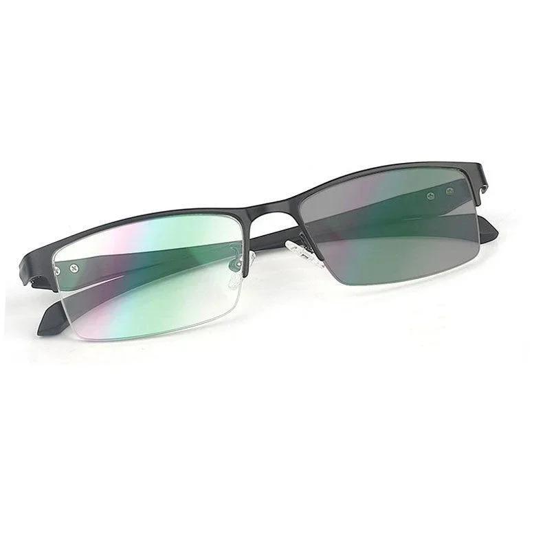 Fashion Color Changing Photochromic Myopia Eyewear for Men New Ultra Light Intelligent Near Sight Spectacles Eye Protection Glasses