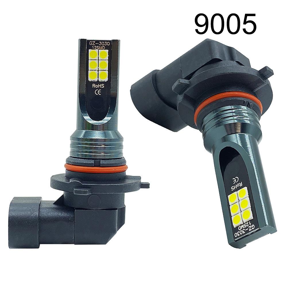2Pcs LED Car Headlight H4 H7 H11 H3 H8 H9 H16JP H1 9005 9006 Fog Light Bulbs Auto Driving Running Lamps 6500K 12V 24V White Bulbs 7