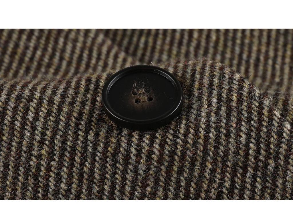 Women's Vintage Wool Twill Blazer - Autumn/Winter Retro Style