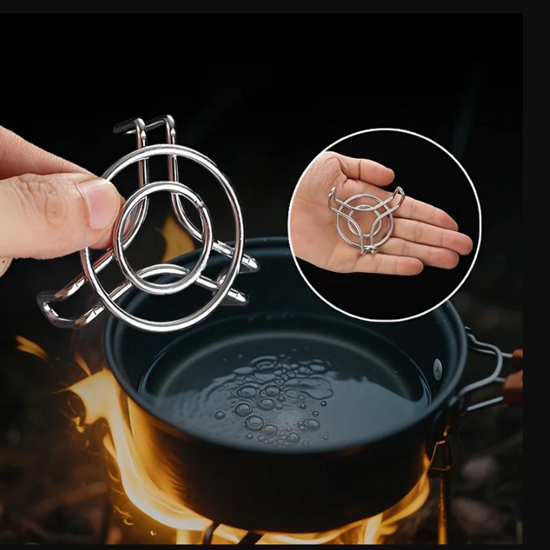 Mini Stainless Steel Steaming Rack - For Boiling, Simmering, Or Heating Small Portions - Camping, Office, Home Kitchen Used