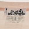 HERMES made in Italy Long sleeve One point embroidery T-shirt S Ron T Women Used