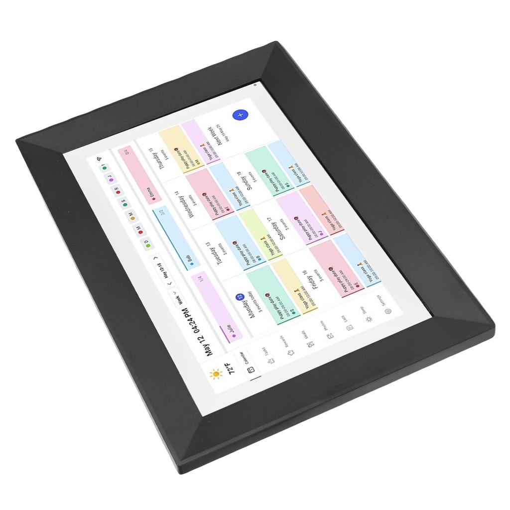 WiFi Smart Digital Calendar 10.1 Inch Touchscreen Interactive Display 2 Way Sync Desktop Wall Mounted Digital Calendar