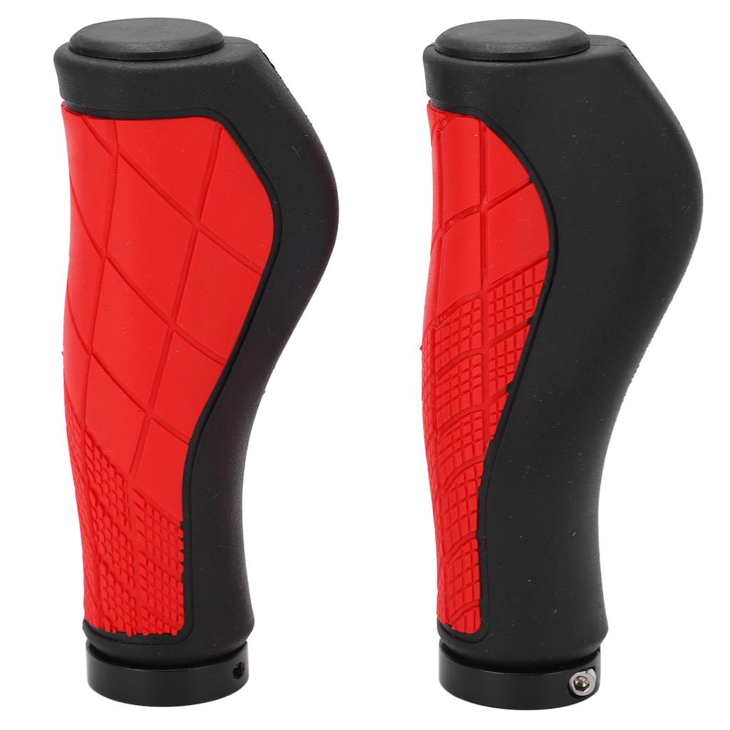 1 PairCelsiusset Bike Handlebar Cover Grips with Alloy Double Lock Anti Slip Cycling Handle Grip