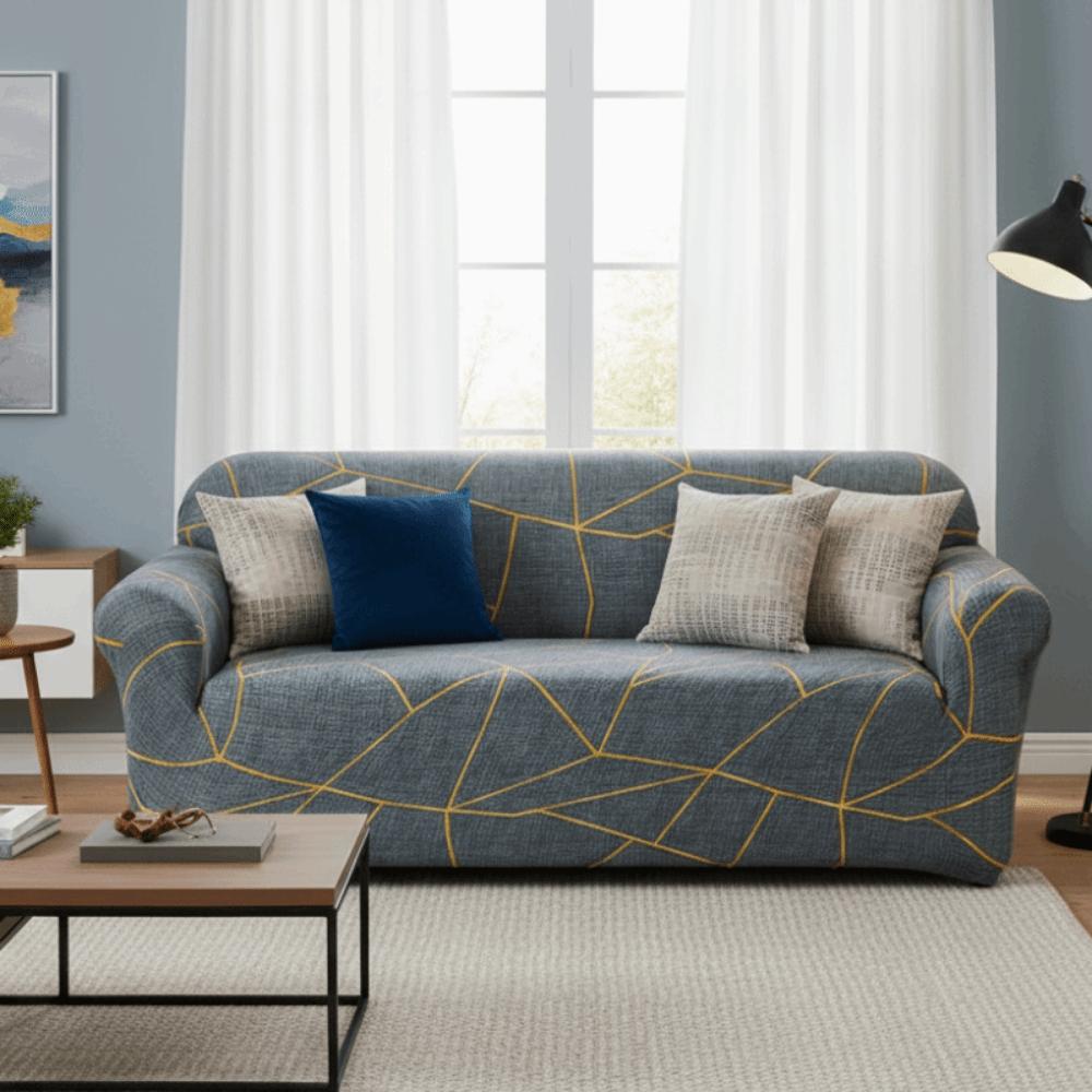 Protector Cover High Elasticity Sofa Cover Print Design Washable Couch Cover Breathable Removable Sofa Protector Home Decor