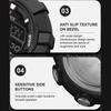 Naviforce Men LCD Watch Ditital Movement Lightweight Silicone Strap 50m Waterproof Calendar Date Alarm Night Pattern Boy Gift Watch NF7131