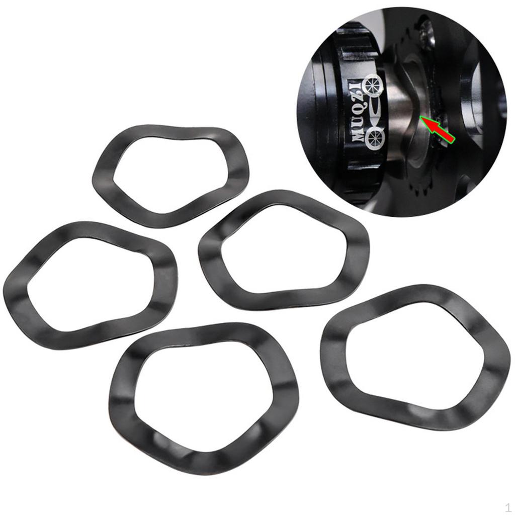 5 Bike Bottom Bracket Washer Bicycle Crank Spacer Conversion Adpater Shield Headset Replacement