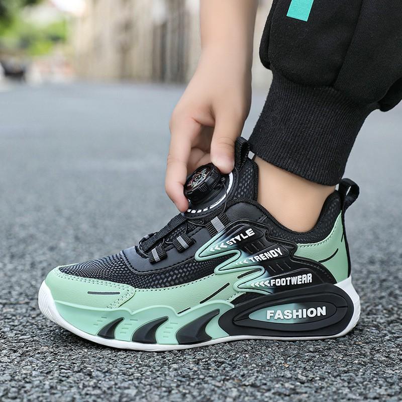 Youth style shoes Boys Lightweight Breathable Mesh Running Shoes Kids Outdoor Indoor Sports Casual Sneakers