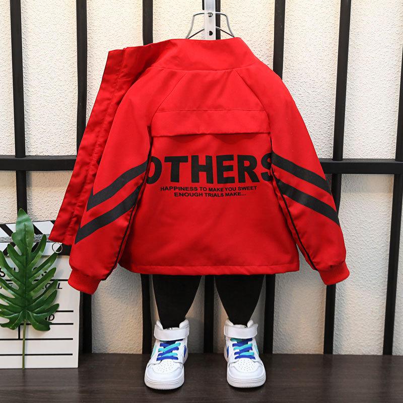 Jungen Freizeitmantel 2025 Frühling und Herbst Kindermodejacke