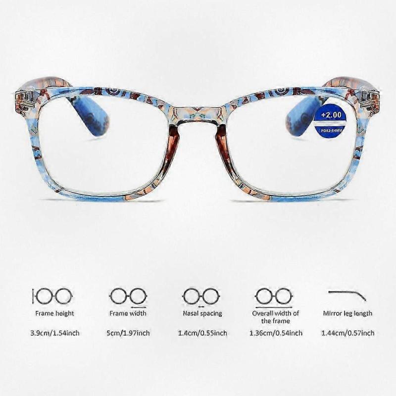 Blaulichtfilter Lesebrille Stilvolle Alterssicht Brille +1,00 Bis +4,00 Dioptrien