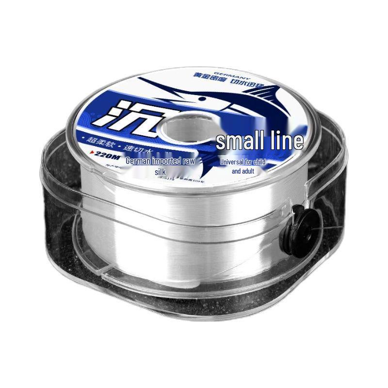 High-End German Fishing Line: Super Soft, No Kink, Strong Tensile Nylon, Excellent Water Cutting & Float