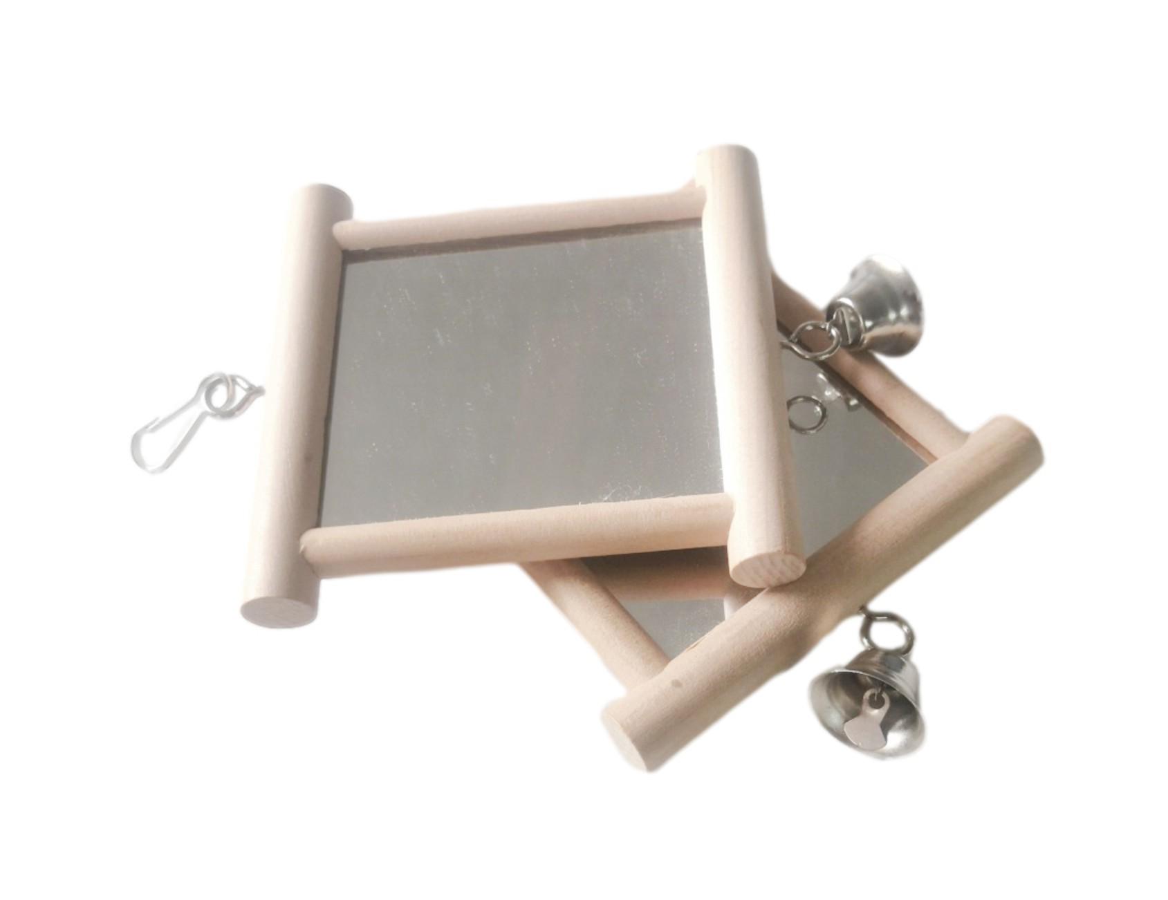 

Игрушки для попугаев Квадратное зеркало для клеток Color Random