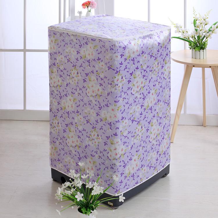 Kang's Satin Fabric Dust Cover for Vertical Pulsator Double Tub Washing Machines