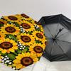 1PC Sunflower Umbrella-8-Rib Reinforced Portable Folding Travel Suitable for All Seasons Outdoor Daily Use  -J0337