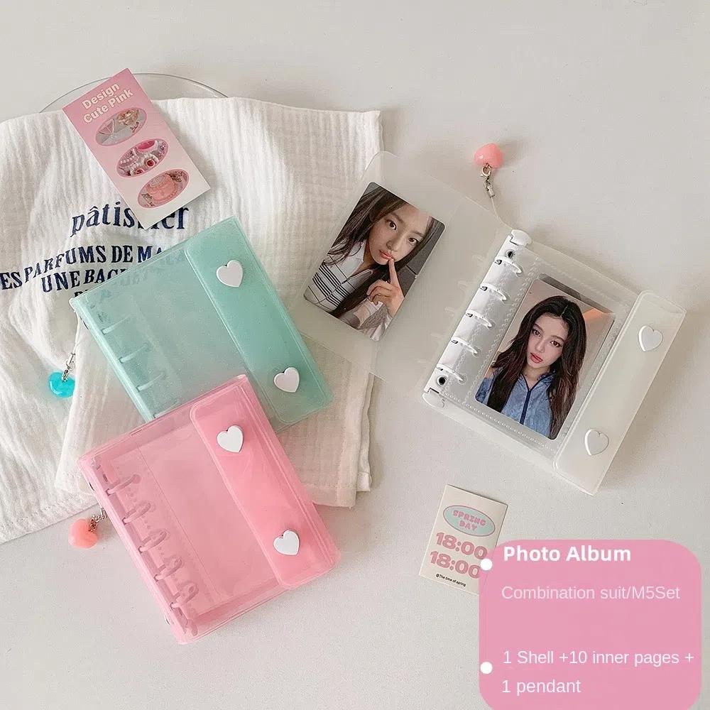 3in ID Photo ID Photo Photocard Frame PVC Card Cover Idol Card Display Protector School Stationery