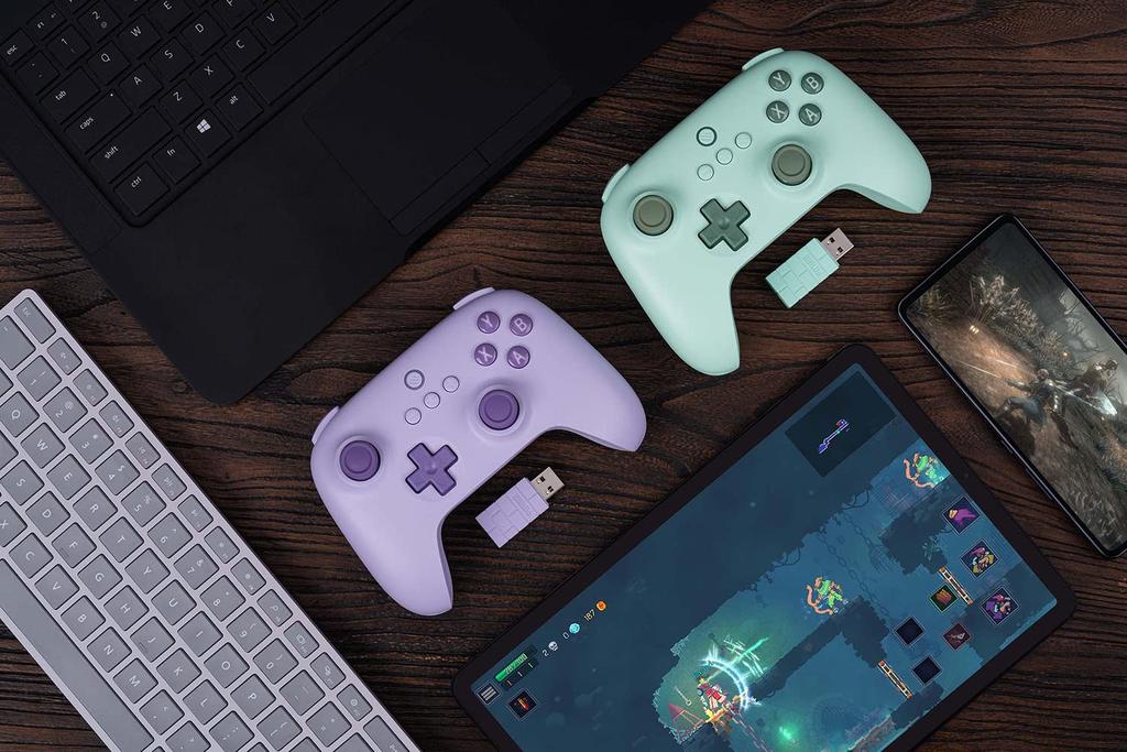8Bitdo Ultimate C Wireless Controller for Windows Steam and Raspberry Pi 2.4g PC, Android, Deck, (Field Green)
