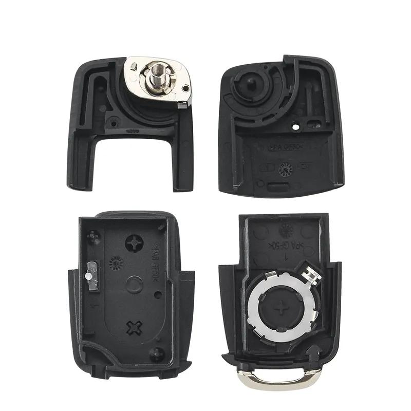KEYYOU 2/3/4 Buttons Remote Flip Folding Car Key Shell For VW Volkswagen MK4 Bora Golf 4 5 6 Passat Polo Bora Touran Case