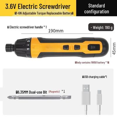 Destornillador Eléctrico de Par Ajustable enchufe CN (adaptador incluido)
