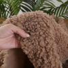 50x50cm Soft Imitation Middle Sheep Roll Wool Plush Fabric for Sewing Cotton Doll Hair, Plush Toy, Handmade DIY Clothing Fabric
