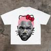Vintage Oberteile Hip Hop Streetwear Lustige Bedruckte Kurzarm T-Shirts Baumwollkleidung Sommermode T-Shirts Männer Frauen Freizeit-Top