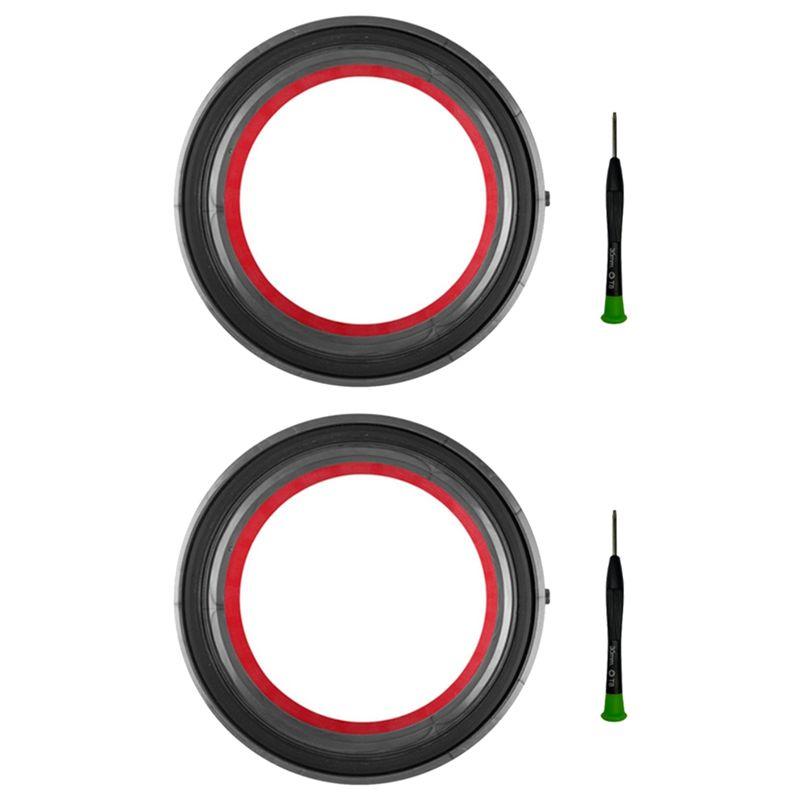 

AEE4-2PCS For Dyson V12 V10 Slim Vacuum Cleaner Dust Bin Top Fixed Sealing Ring Replacement Dust Bucket Filter Box Parts