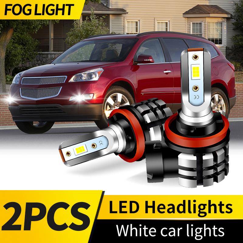 

2PCS For Chevy Traverse 2009-2012 9005 HB3 LED Headlight Bulb H11 Super Bright CSP Auto Driving Headlamp Hi/Lo Beam Fog Bulbs