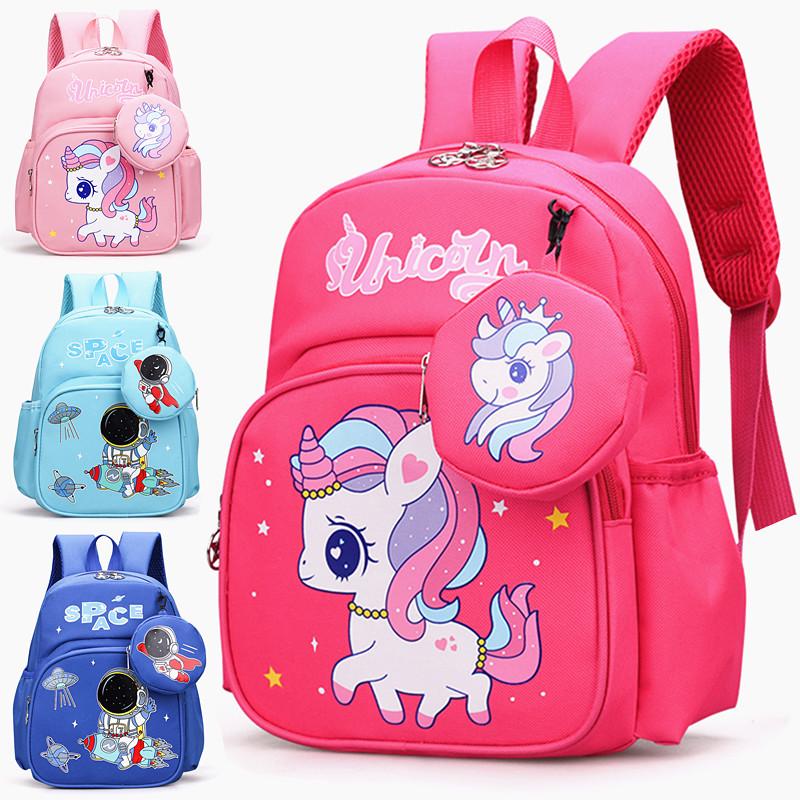Children's Cartoon Backpack for Kindergarten - Available In Large, Medium, and Small Sizes for Boys and Girls.