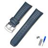 Cowhide Watch Strap For CITIZEN Blue Angel Radio Wave Watch Band AT8020-54L/8020-03L/JY8078 Curved End Yellow 22 23mm Bracelet