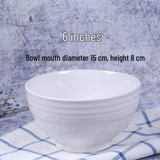 Colorful Large Ceramic Children's Bowl - Creative Underglaze Design for Rice or Porridge