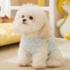 Puppy Dog Clothes Autumn and Winter Warm Small Dog Teddy Than Bear Horn Buckle Cat Two Feet Down Jacket Pet Clothing