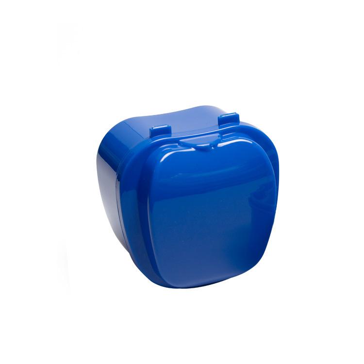 

Apple-Style Denture Cleaning Box - Multiple Colors, Plastic темно-синий