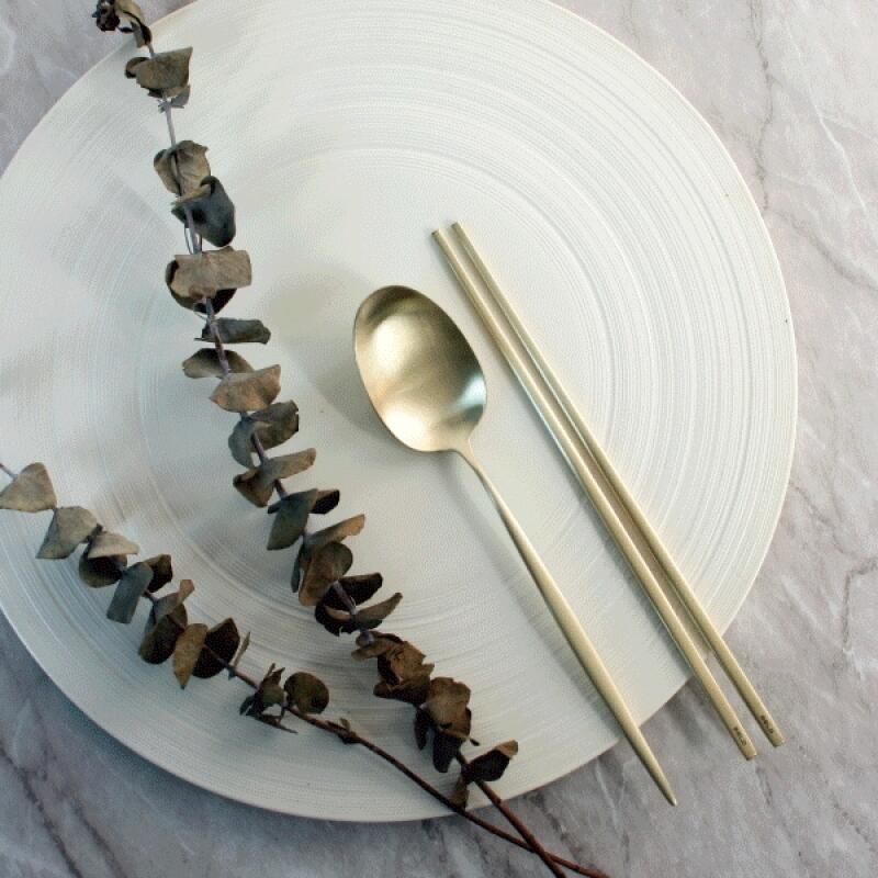 [Bello] Spirit Titanium Champagne Korean 2-piece set/matte