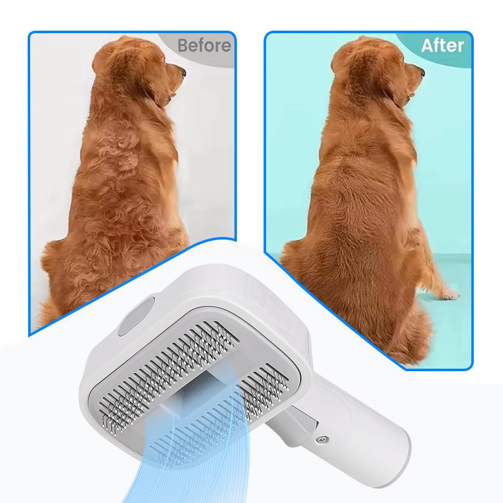 Pet Dog Hair Brush Vacuum Attachment For Dyson V6 V7 V8 V10 V11 V12 V15 Extended Hose Pet Grooming Tool for Medium/Large Pets