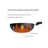 COOKER KING 34cm Rust-Resistant Cast Iron Wok