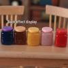 Mini 3D Jam Can DIY Kitchen Scene Keychain Pendant Resin Ornament