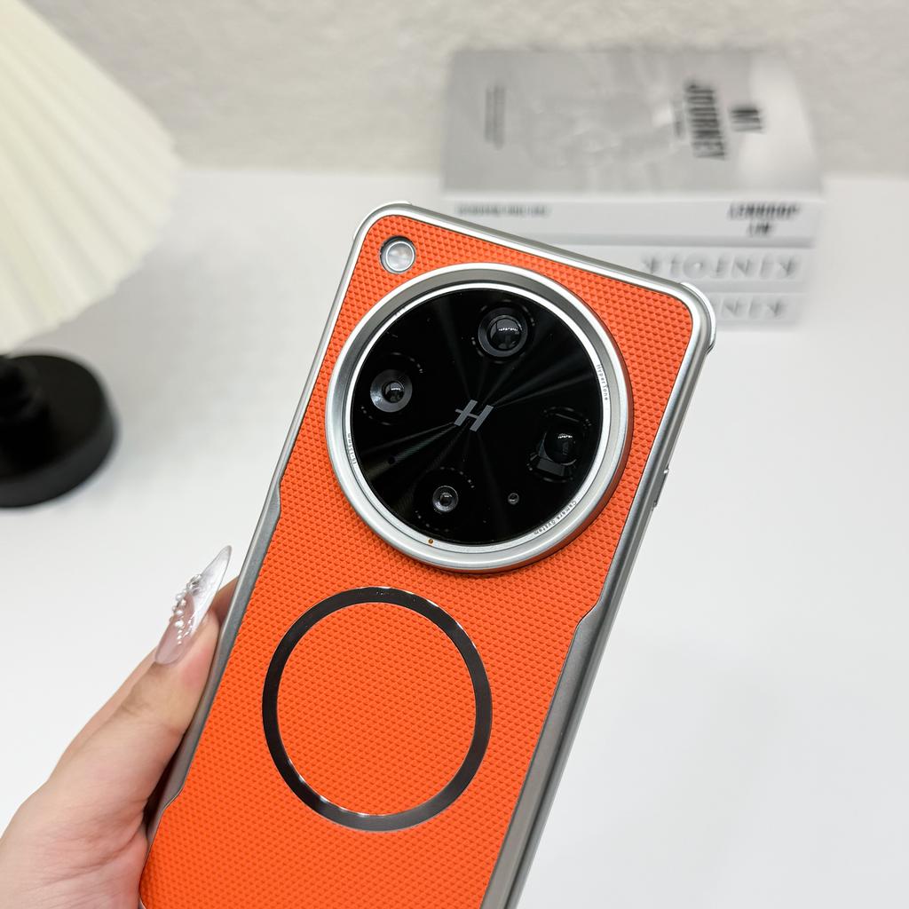 Etui Luksusowe Matowe PU Magnetyczne MagSafe Ochronne Tylne Pokrowiec Do OPPO Find X9 Ultra Find X9 X8 PRO X8S+ X7