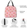 Cartoon Fruit Watermelon Cherry And Pineapples Insulated Lunch Bag Cooler Thermal Food Box Tote Portable Lunch Boxes Container