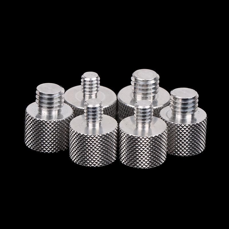 3/8" To 1/4" Male To Female Thread Screw Mount Adapter Tripod Plate Screw Capacitor Mic Shockproof Frame Screws