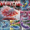 5D DIY Partial Special Shaped Drill Diamond Painting Kit Girl Decoration 30x30cm