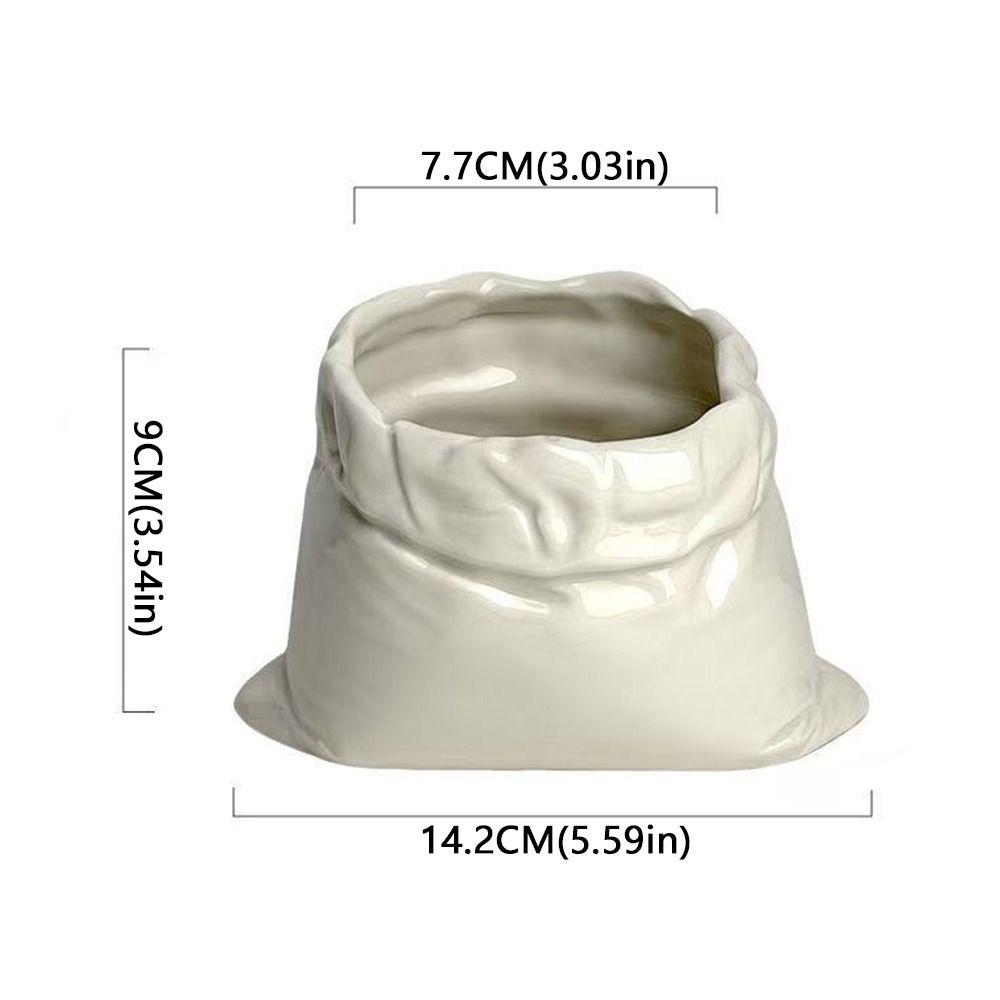 Large-caliber Bag-shaped Cup Heat-resistant Cloth Bag Mug Novelty Tea Cup Home Gathering