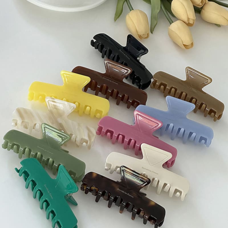 

mosxe Handy hair clip (11color) kahki