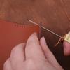 30pc Leather Sewing Needles Big Eye Manual Embroidery Stitching Fabric Cross Stitch Knitting Tool with Needle Cylinder