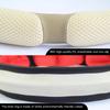 3D Stereo Car Steering Wheel Cover Rubber Non-slip Breathable Four Seasons Universal Sandwich Sport Type Grip Cover  Auto Parts