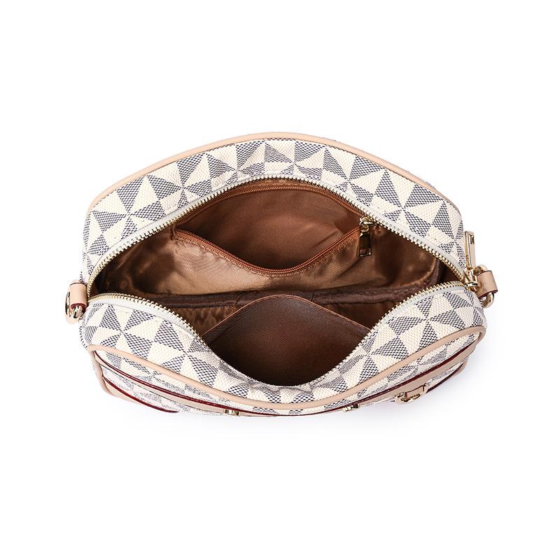 European and American Printed Bags European and American Fashion Versatile One Shoulder Crossbody Bag Classic Retro Printed Bag Trendy