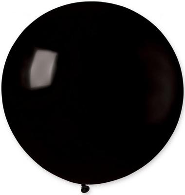 Ballon G30 Pastell Kugel 0,80M - Schwarz 14