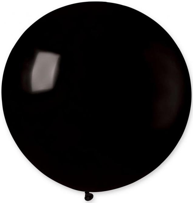 Ballon G30 Pastell Kugel 0,80M - Schwarz 14