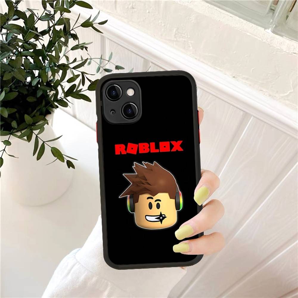 EZ27 R-Robloxs Phone Case For IPhone 16 15 14 13 12 11 Pro Max 7 8 6 6s Plus Matte Cover