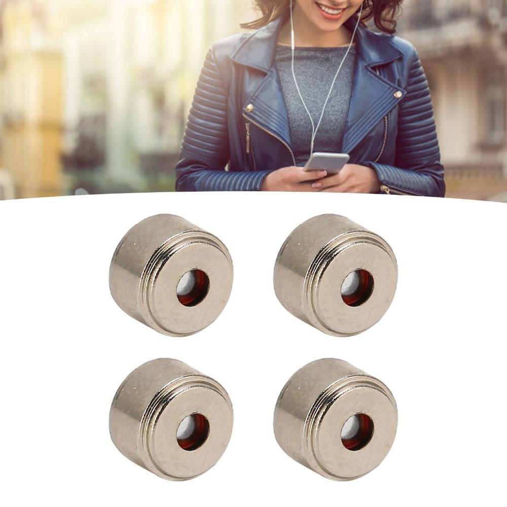 4PCS Metal Headphone Speaker Driver Dual Dynamic DIY Earphone Speaker Headphone Repair